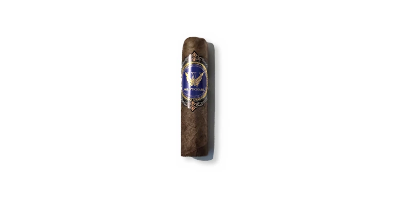 Willys Cigars · Banda azul y oro