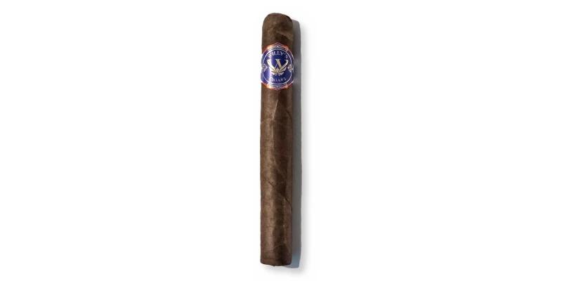Willys Cigars · Banda azul, roja y oro